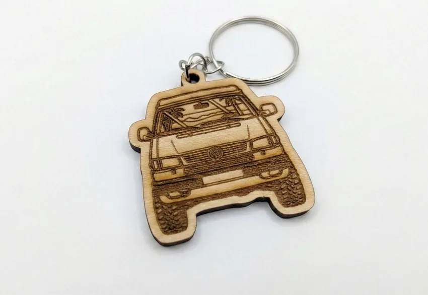 Llavero Volkswagen T4 Syncro en madera