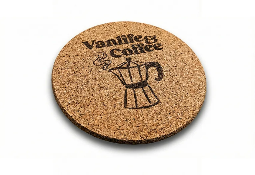Salvamanteles de corcho “Vanlife & Coffee”