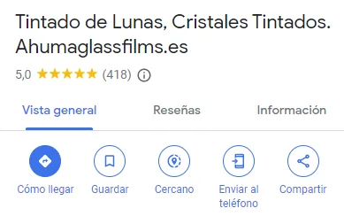 Tintado de lunas en Valencia