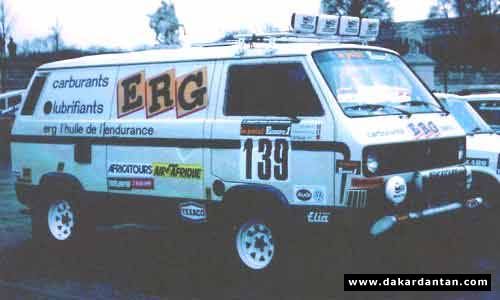 Volkswagen T3 en el dakar de 1983