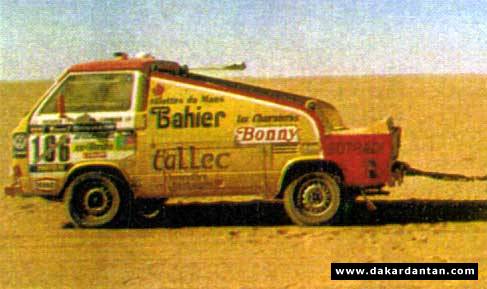 Volkswagen T3 en el Rally Dakar de 1984