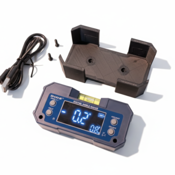 Inclinómetro con base imantada