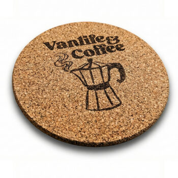 Salvamanteles corcho redondo camper